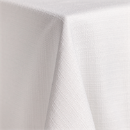 Weave Table Cloth - White - 3.3m Round